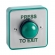 9159013UKIP66 - Press to Exit Green Dome Button, Stainless Steel, IP66 Rated